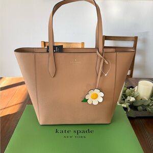 Kate Spade saffiano in light fawn. Great spring bag!